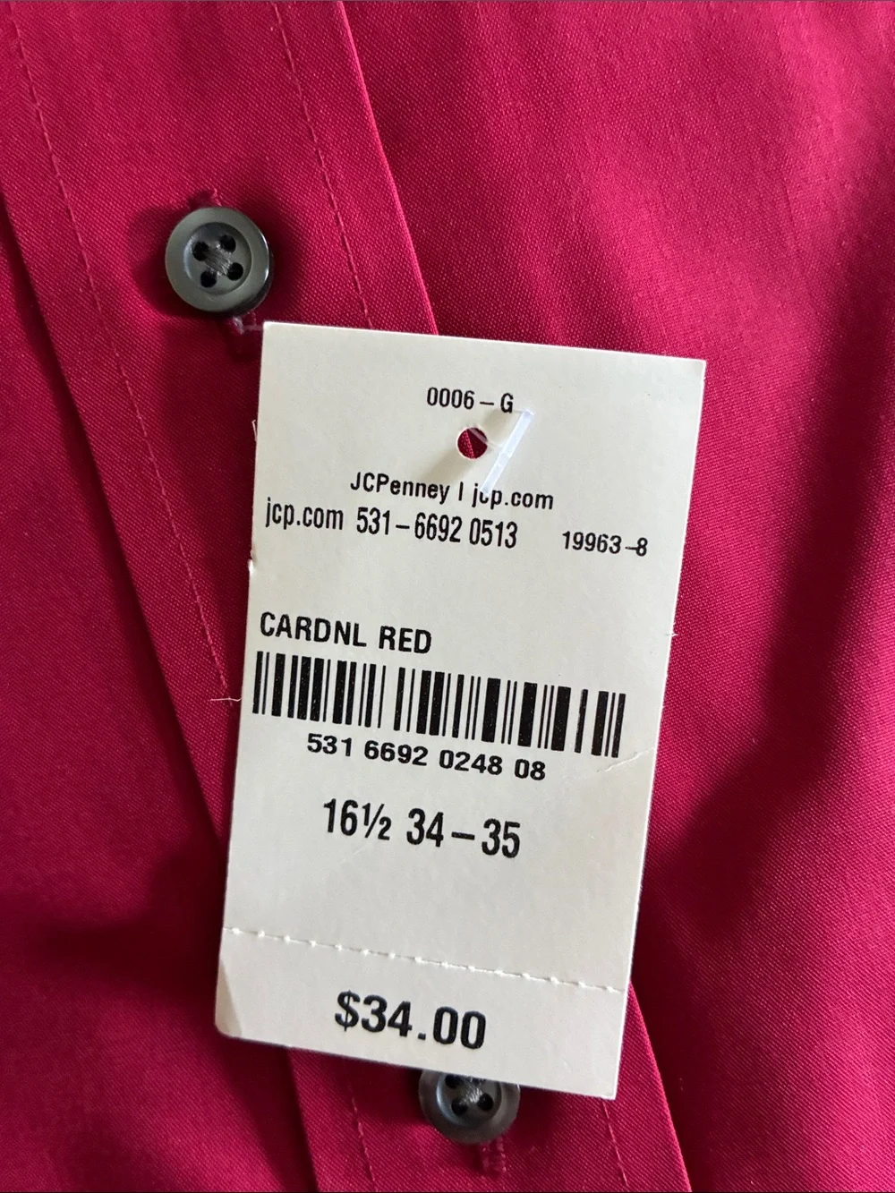 Stafford Men’s Dress Shirt in Vibrant Pink